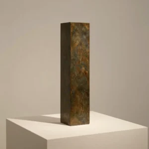Solid Bronze Monolith Object